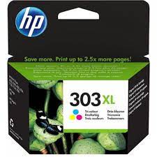HP 303XL COLOR ORIGINAL High Capacity Ink Cartridge T6N03AE#301 (10 Ml.)